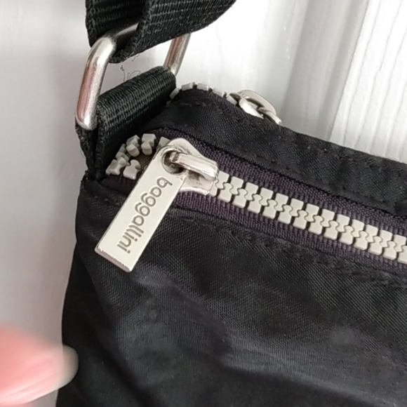 Baggallini Double Zip Top Crossbody Bag Organizer Travel Purse - Picture 6 of 13